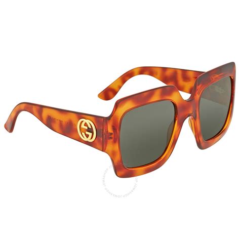 gucci 58mm oversized square sunglasses|Gucci brown havana oversized sunglasses.